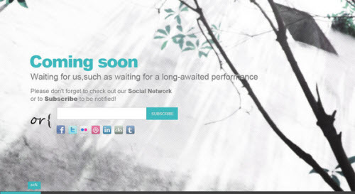 دانلود قالب coming soon به صورت html5 و css3