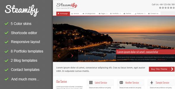 دانلود قالب زیبای Steamify فارسی برای وردپرس