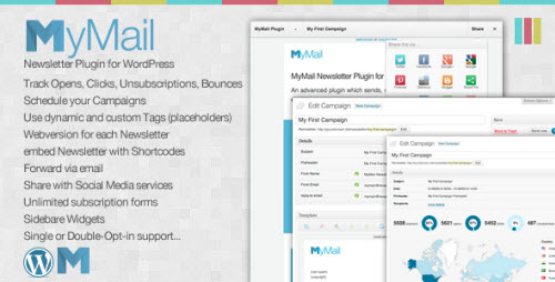 دانلود افرونه خبرنامه mymail برای وردپرس