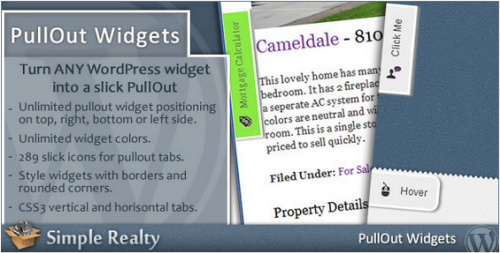 دانلود افزونه PullOut Widgets برای وردپرس