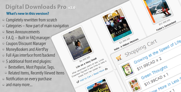 دانلود اسکریپت Digital Downloads Pro برای دانلود به ازای پرداخت