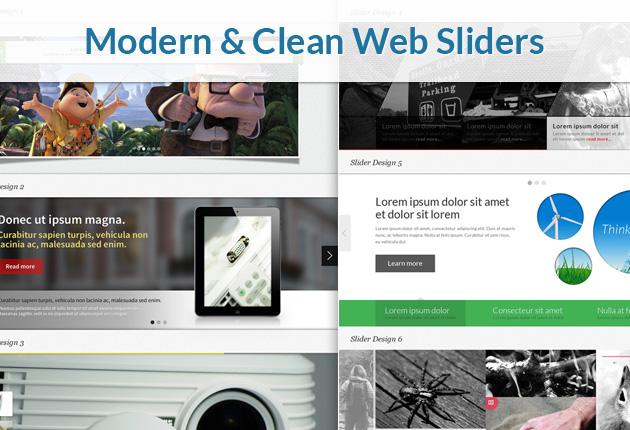 دانلود اسلایدر های زیبا و حرفه ای به صورت psd