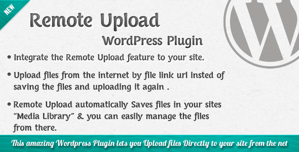 دانلود افزونه remote upload برای وردپرس