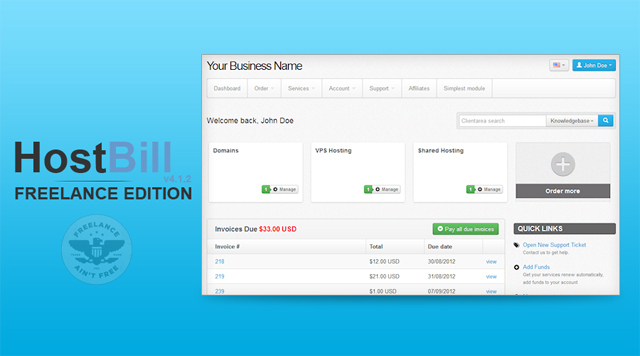 دانلود اسکریپت هاستینگ hostbill نسخه 4.7.4 نال شده