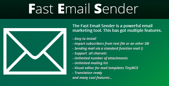 دانلود رایگان اسکریپت ایجاد خبرنامه Fast Email Sender