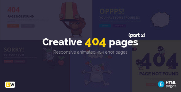 صفحه های خلاقانه 404