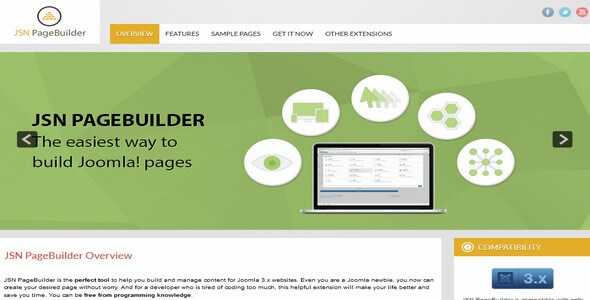 افزونه PageBuilder برای جوملا