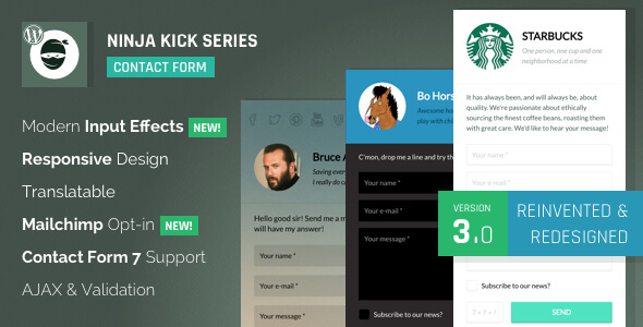 افزونه Ninja Contact form 3.1.3