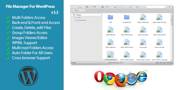 افزونه فایل منیجر حرفه ای برای وردپرس